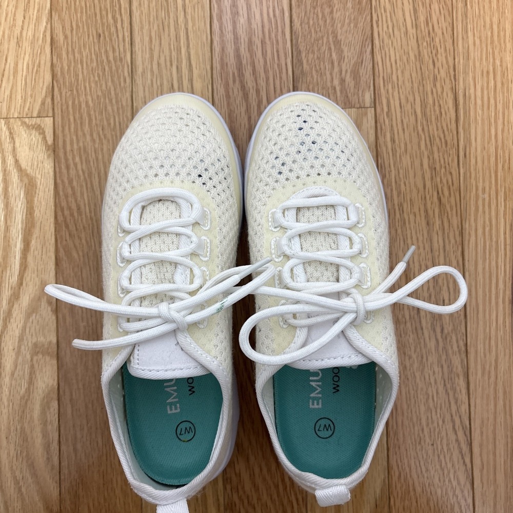 EMU Australia Women's White Miki Sneakers - Size W7